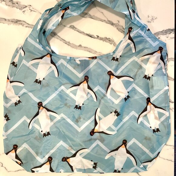 NWOT Large Nylon Reusable Shopper Tote - Picture 12 of 16